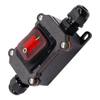 Chave Interruptor Impermeável Ip67 Liga Desliga 20a 12-24v Chave Interruptor Impermeável Ip67 Liga Desliga 20a 12-24v
