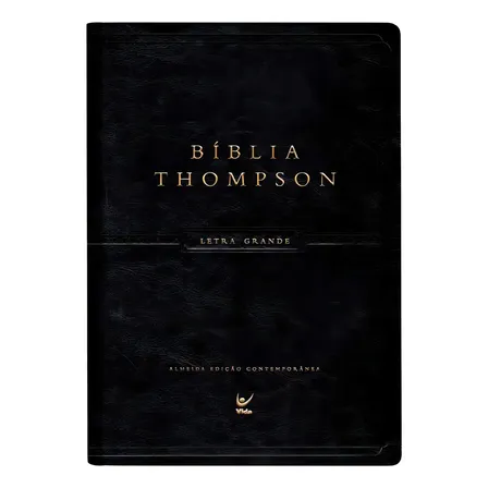 Bíblia Thompson, De Almeida Contemporânea. Editora Vida, Capa Mole Em Português, 2015 Cor Preto