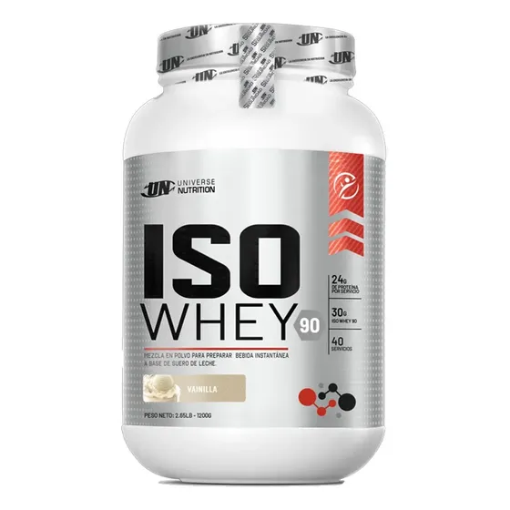 Universe Nutrition Proteínas Aisladas Iso Whey 90 1.1 kg SIN SHAKER | Cuotas sin interés