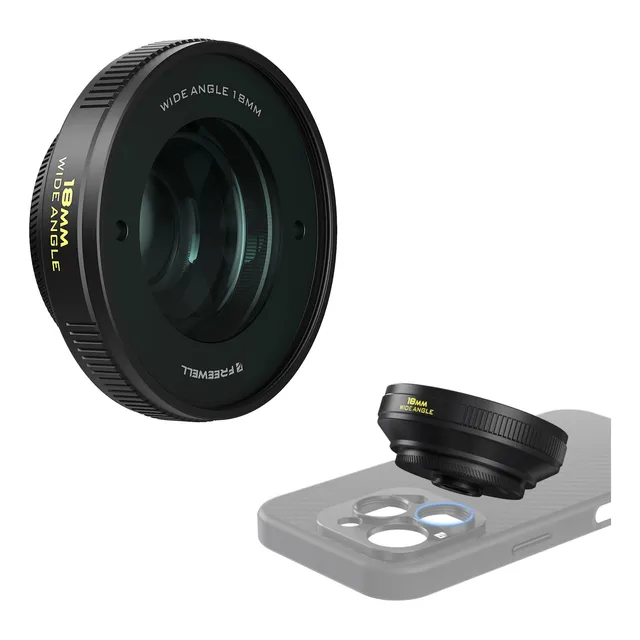 Lente Gran Angular Freewell De 18 Mm Para iPhone Y Samsung