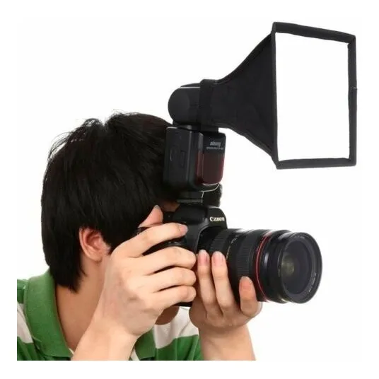Mini Softbox 15x17cm Para Flash Portátil + Estuche - Tienda