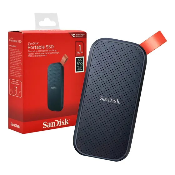 Hd Ssd Externo 1tb Sandisk P/ Computador Pc Notebook