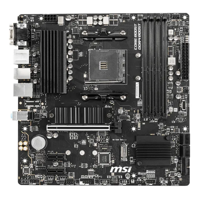 Tarjeta Madre Msi B550m Pro-vdh Am4 Ddr4 Micro Atx Pcie 4.0