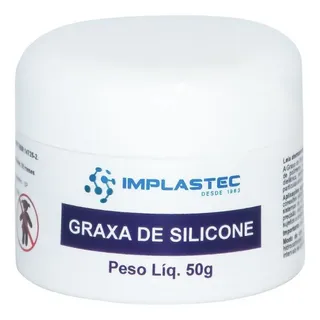 Graxa De Silicone Dielétrica 50g Pote Implastec Graxa De Silicone Dielétrica 50g Pote Implastec