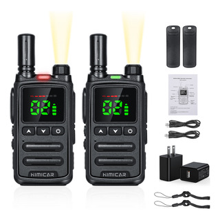 2 Radios De Comunicacion Walkie Talkie 5km 16 Canale Type C 2 Radios De Comunicacion Walkie Talkie 5km 16 Canale Type C