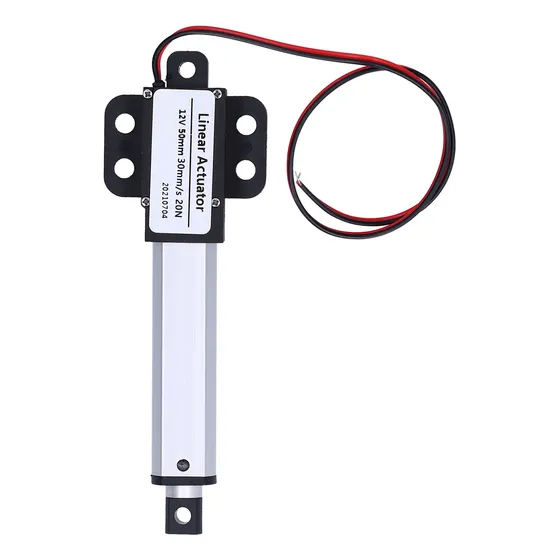 Actuador Lineal 50mm 20n Micro De Carrera Eléctrico 12v
