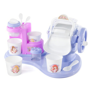 Máquina Para Hacer Helados De Juguete Ditoys De Princesas Color Rosa Claro Máquina Para Hacer Helados De Juguete Ditoys De Princesas Color Rosa Claro
