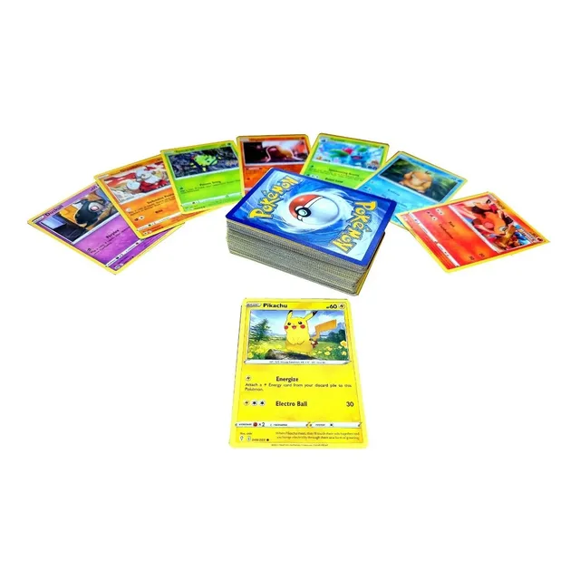 100 Cartas De Pokemon Originales Sin Repetir + Pikachu