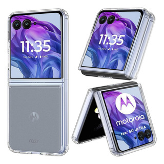Capa Acrílica Transparente Para Motorola Razr 50 Ultra Capa Acrílica Transparente Para Motorola Razr 50 Ultra