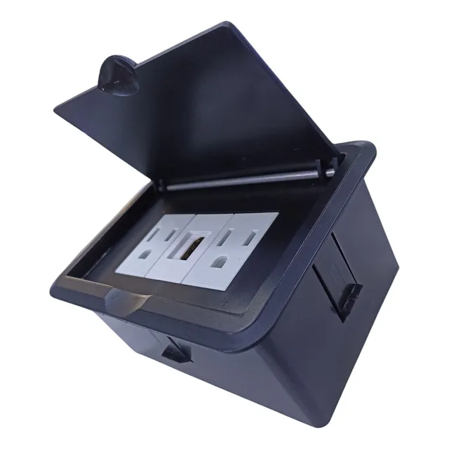 Caja De Conexion - Grommet 3 Servicios Con Modulos