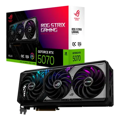 VGA Asus Tuf Gaming Geforce Rtx 5070 Edição Gddr7 Oc de 12 GB