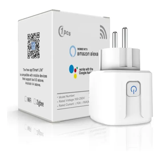 Enchufe Inteligente Wifi Domótica Calefón Alexa App Tuya Hlc