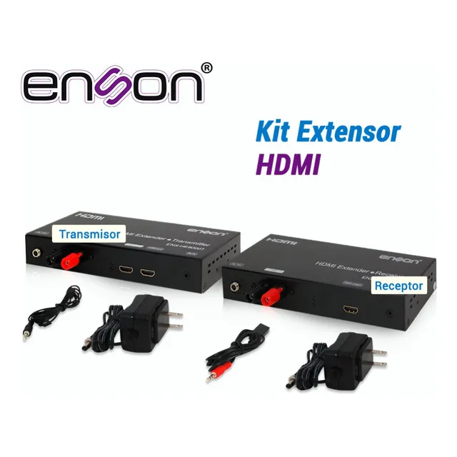 Kit De Extensores Hdmi, Serie 9000 Enson, Hasta 500 Mts