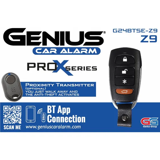 Alarmas Para Carros Genius.  Originales.  Con Bluetooth.
