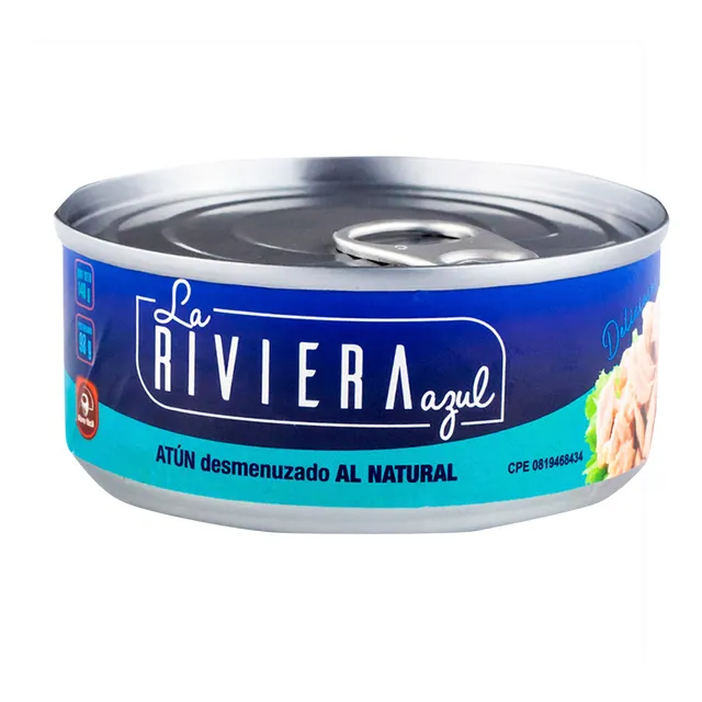 Atún Desmenuzado Al Natural La Riviera Azul 140 Gr (2 Unds)