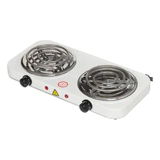Fogão Elétrico 2 Bocas Fogareiro Portåtil 2000w Bak Camping Cor Branco 127v Fogão Elétrico 2 Bocas Fogareiro Portåtil 2000w Bak Camping Cor Branco 127v