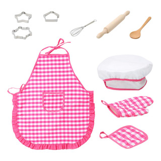 Juego De Delantal Y Gorro De Chef Para Niños E, 10 Unidades, Juego De Delantal Y Gorro De Chef Para Niños E, 10 Unidades,
