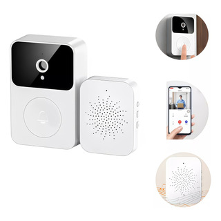 Campainha Câmera E Áudio Interfone Inteligente Wifi 110/220v Campainha Câmera E Áudio Interfone Inteligente Wifi 110/220v