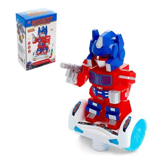 Robot Baile Musical Con Patineta Scooter Juguete + Baterias