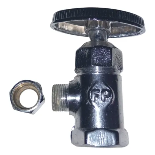 Llave De Arresto De 1/2 X 3/8 Fundición Pacifico