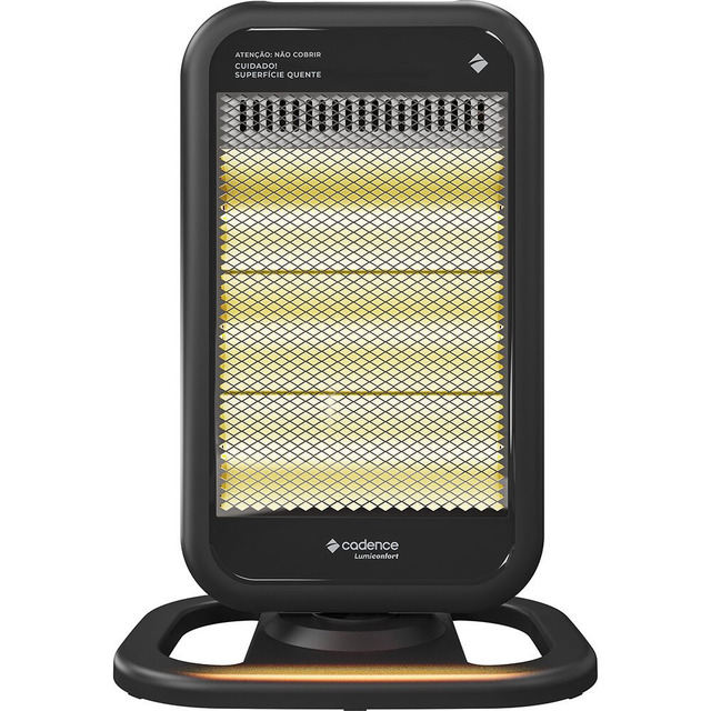 Aquecedor Cadence Halógeno Lumiconfort Aqc315 Cor Preto Aquecedor Cadence Halógeno Lumiconfort Aqc315 Cor Preto