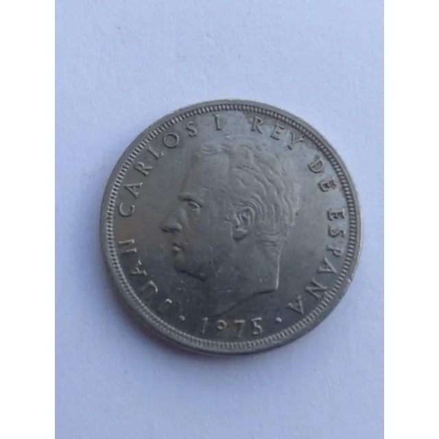 Moneda De España 5 Pesetas Año 1975 *80 Rey Juan Carlos