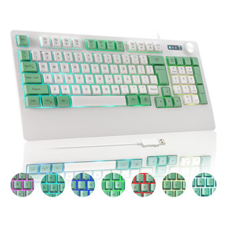Huo Ji Usb Gaming Keyboard Conectado Con Retroiluminación De Huo Ji Usb Gaming Keyboard Conectado Con Retroiluminación De