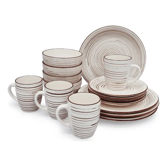 Vajilla 16pz Yf Stoneware