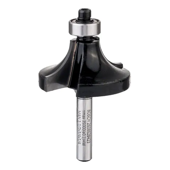 Fresa Router Tupi Redondeadora Copiador 1/4 Bosch Perfil 1/2