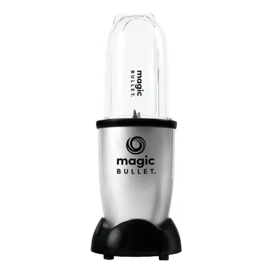 Licuadora Nutribullet MBR Magic Bullet 510 mL plata con vaso de plástico 127V - Incluye 11 accesorios