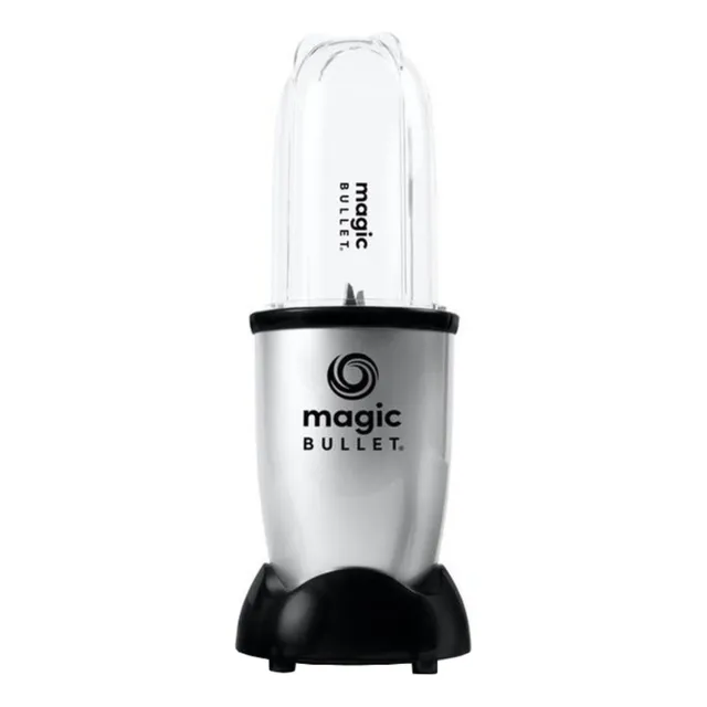 Licuadora Nutribullet MBR Magic Bullet 510 mL plata con vaso de plástico 127V - Incluye 11 accesorios