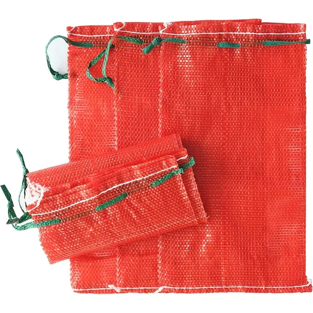 Malla, Bolsa Agrícola, Saco Leno, Con Amarra, 50 Unidades