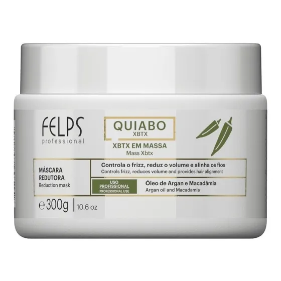 Felps Okra Tratamento Em Massa Óleo De Argan Macadamia 300g