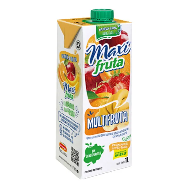Jugo Maxi Fruta 1 Litro Sabor Mutifruta Pack X12