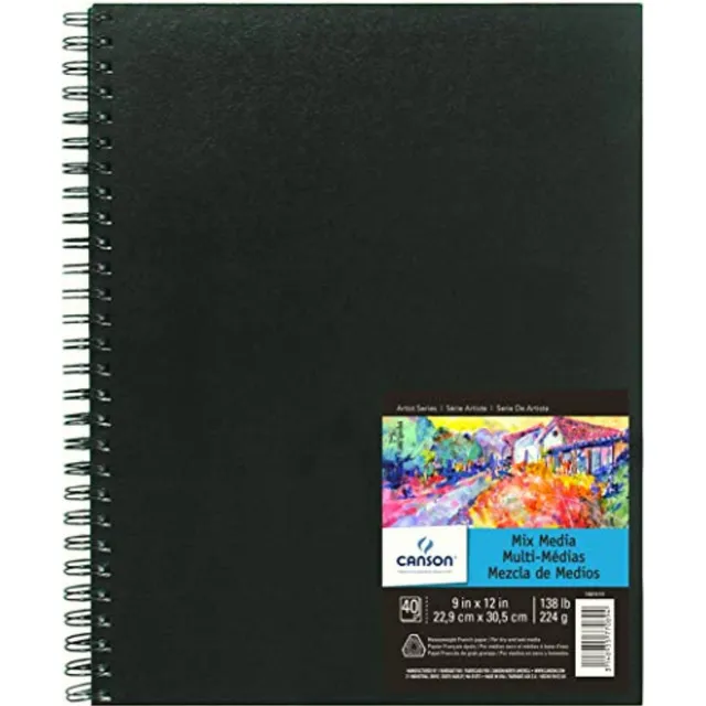 Canson Mix - Libro De Arte 9 X 12 (23 Cm X 30 Cm)