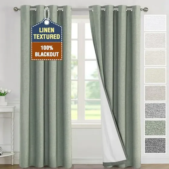 Cortinas Blackout H 2 Paneles   - Total Oscuridad