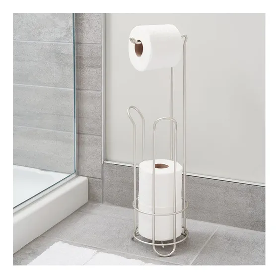 Porta Papel Porta Rollo De Reserva Acero Inox Accesorio Baño