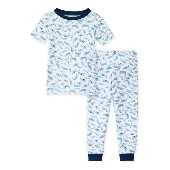 Pijama De Ballenas (2 Piezas) Burt's Bees Baby.