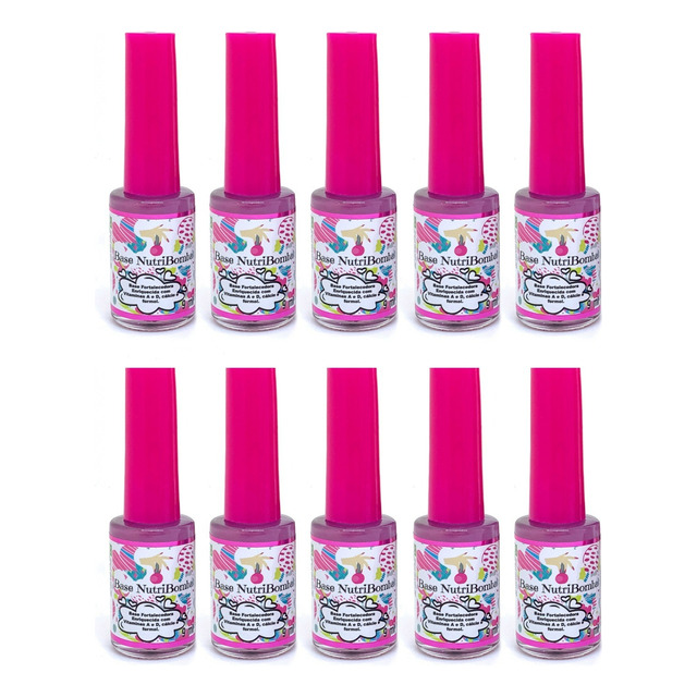 Fortalecedor De Unhas Nutribomba - Kit Com 10 Bases Fortalecedor De Unhas Nutribomba - Kit Com 10 Bases