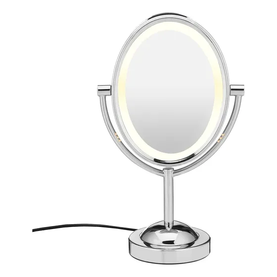 Espejo Conair Ovalado Doble Cara C/luz  Ampliacion 1 X 7 