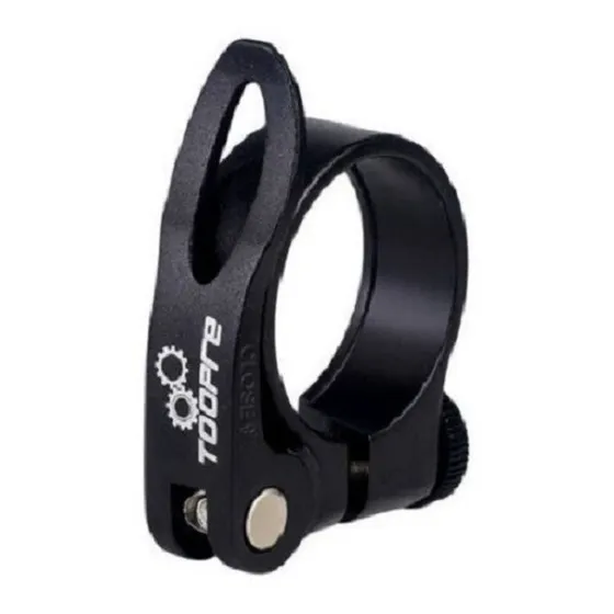 Tija Abrazadera De Sillín De Bicicleta 34,9 Mm Negra