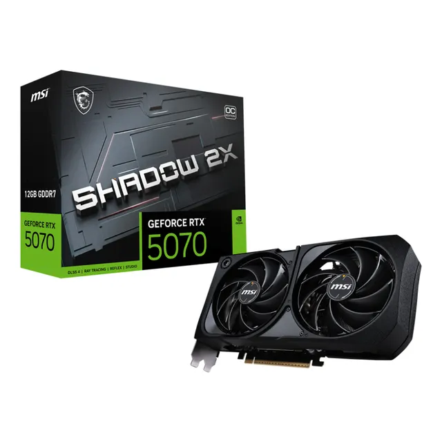 Placa De Video Geforce Rtx 5070 12gb Msi Shadow 2x Oc