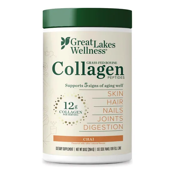 Péptidos De Colágeno En Polvo Great Lakes Wellness 300 Ml Ch