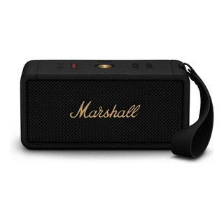 Altavoz Bluetooth Portátil Marshall Middleton, Negro Y Latón Altavoz Bluetooth Portátil Marshall Middleton, Negro Y Latón