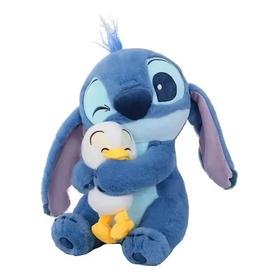 Peluche Stitch Con Pato 60cm Importado Hermoso Stitch Con Pato