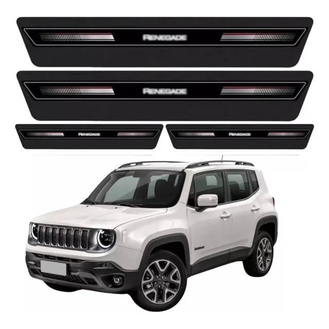 Soleira Protetor Porta Jeep Renegade 2017 2018 2019 2020