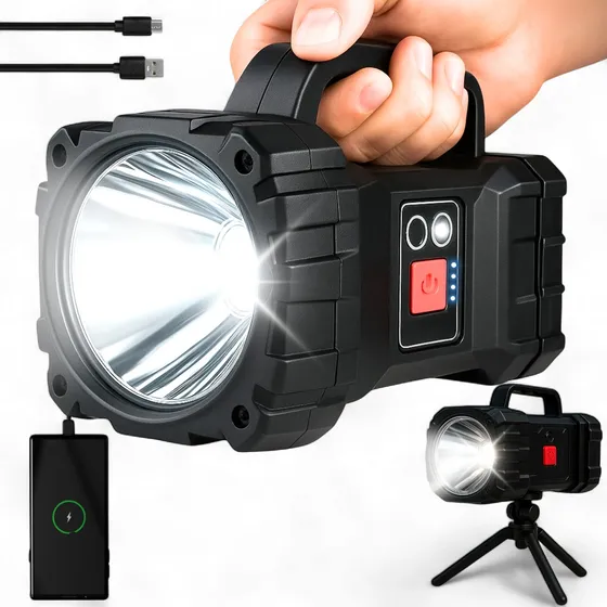 Lanterna Holofote Monster Power-lux P70 7 Modos De Luz Led