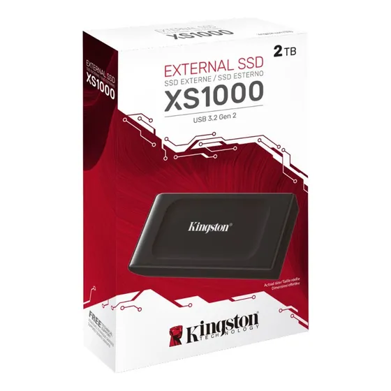 Ltc Ssd Kingston Externo Xs1000 2tb Usb Type C / Usb 3,2