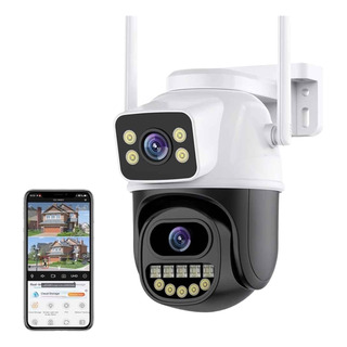 Cámara Ip Ptz De Doble Lente 4k De 8mp Con Pantalla Dual, Cámara Ip Ptz De Doble Lente 4k De 8mp Con Pantalla Dual,