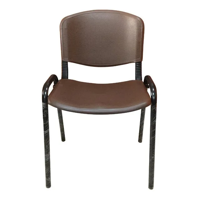 Silla Rp Metal Plastico Visitantes Color Marron, Tandems